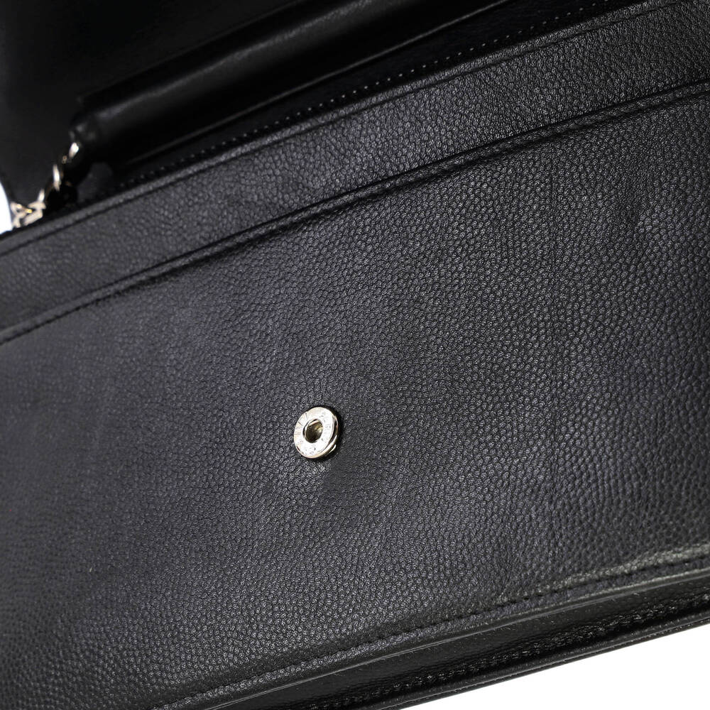 Chanel Sevruga Wallet On Chain Caviar #259192C25B - Picture 7 of 8